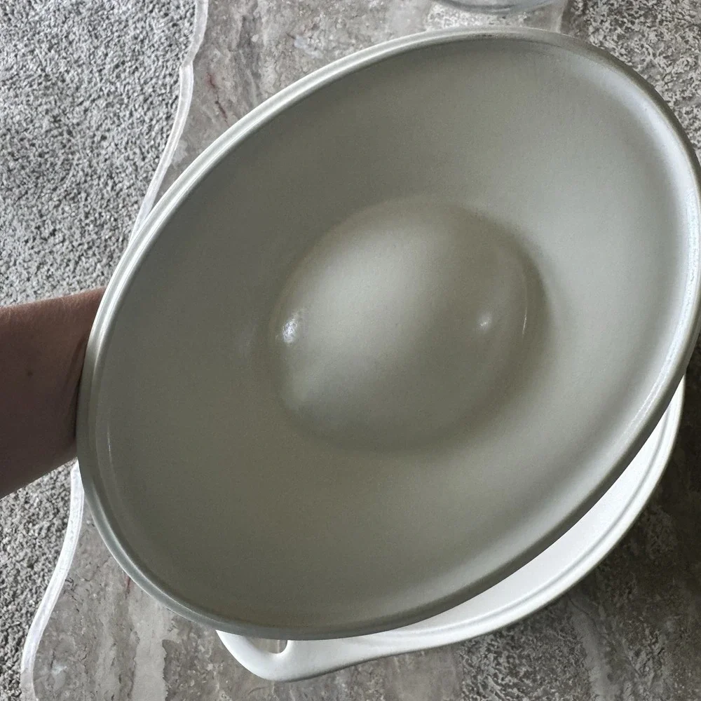 Corning Ware Creations Oval Casserole Dish with Lid - 2 Quart Ceramic Stoneware